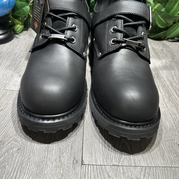 Harley Davidson Men\'s Faded Glory Skull Waterproof Motorcycle Boots Black Sz 13 main image 10